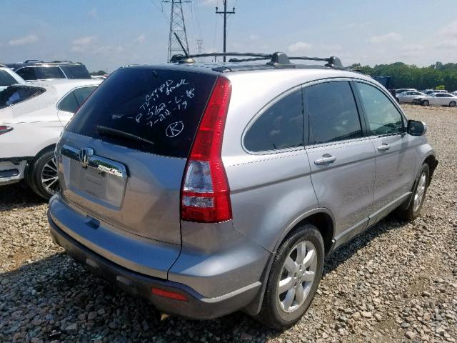 JHLRE38747C060399 - 2007 HONDA CR-V EXL SILVER photo 4