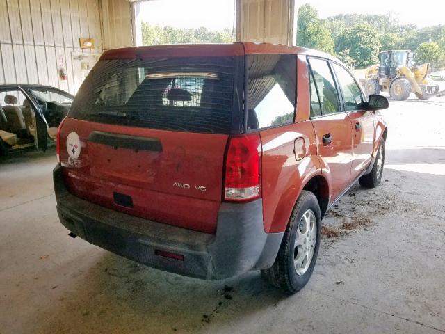 5GZCZ63B83S865065 - 2003 SATURN VUE ORANGE photo 4