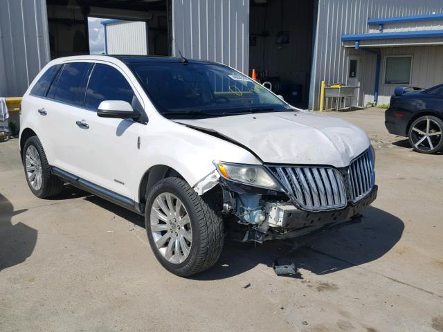 2LMDJ6JK7CBL03457 - 2012 LINCOLN MKX WHITE photo 1