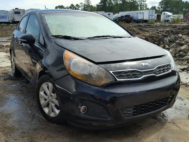 KNADN5A3XF6465266 - 2015 KIA RIO EX BLACK photo 1