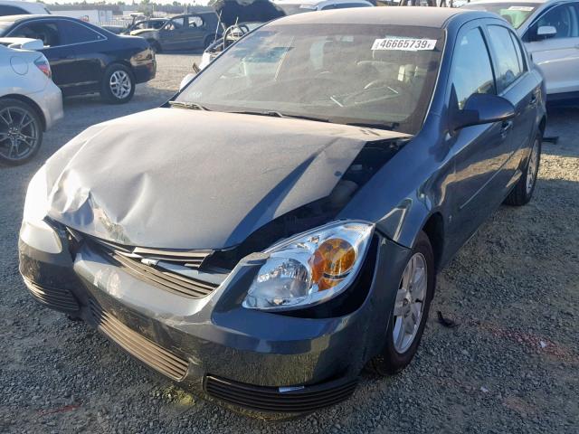 1G1AL58F967652383 - 2006 CHEVROLET COBALT LT BLUE photo 2