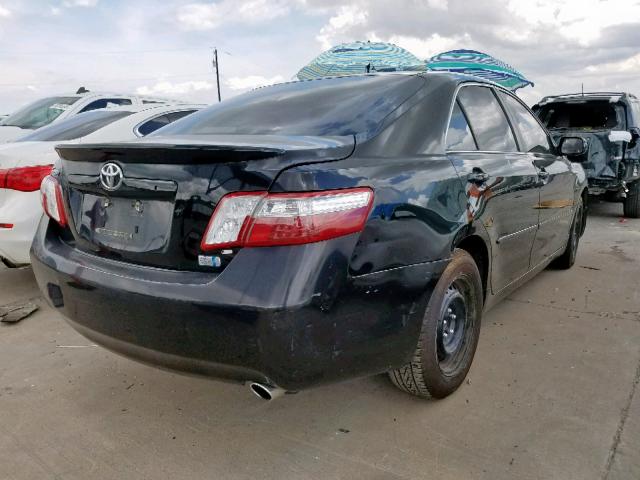 4T1BB46K38U041063 - 2008 TOYOTA CAMRY HYBR BLACK photo 4