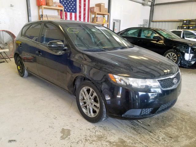 KNAFU5A27B5379156 - 2011 KIA FORTE EX BLACK photo 1