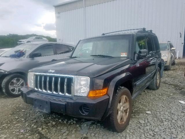 1J8HG48K27C685566 - 2007 JEEP COMMANDER შავი ფოტო 2