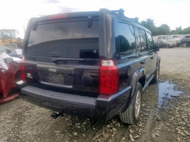 1J8HG48K27C685566 - 2007 JEEP COMMANDER შავი ფოტო 4