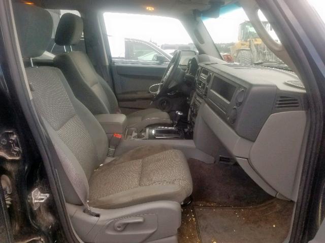 1J8HG48K27C685566 - 2007 JEEP COMMANDER შავი ფოტო 5