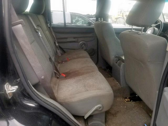1J8HG48K27C685566 - 2007 JEEP COMMANDER შავი ფოტო 6