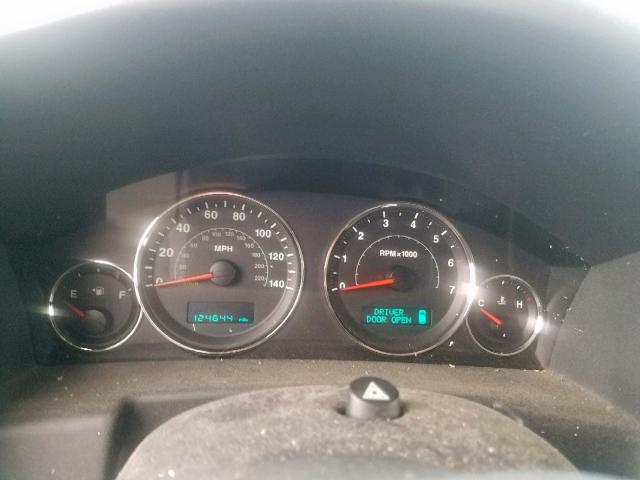 1J8HG48K27C685566 - 2007 JEEP COMMANDER შავი ფოტო 8