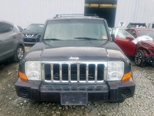 1J8HG48K27C685566 - 2007 JEEP COMMANDER შავი ფოტო 9