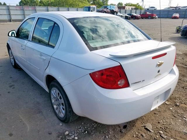 1G1AD5F52A7230892 - 2010 CHEVROLET COBALT 1LT WHITE photo 3