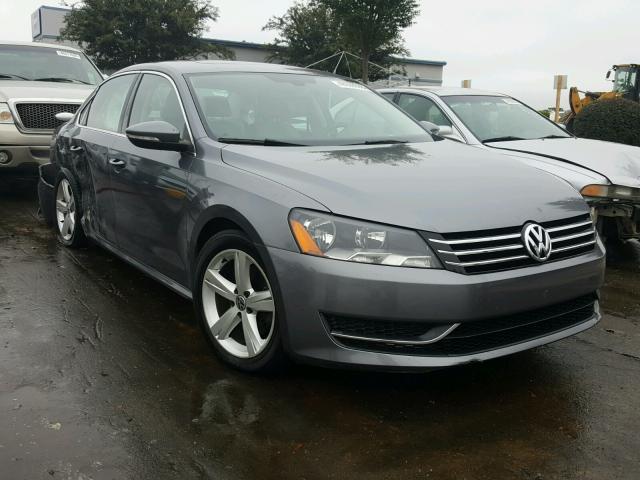 1VWBH7A31CC073705 - 2012 VOLKSWAGEN PASSAT SE GRAY photo 1