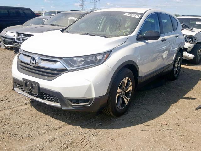 2HKRW5H35JH415319 - 2018 HONDA CR-V LX WHITE photo 2