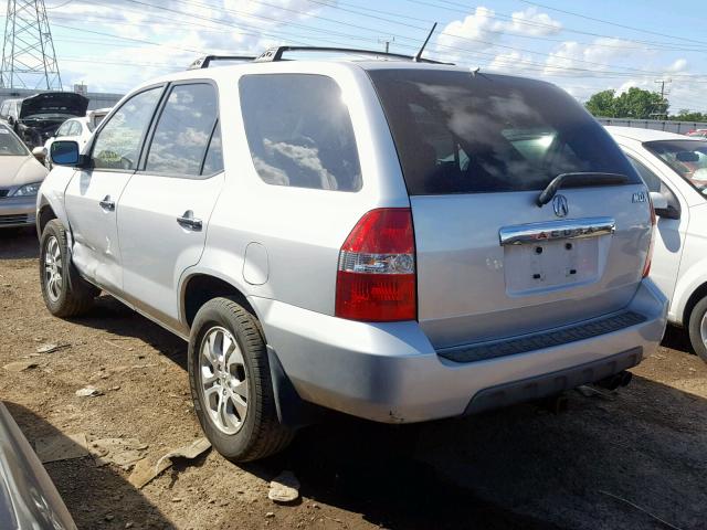 2HNYD18733H504311 - 2003 ACURA MDX TOURIN SILVER photo 3