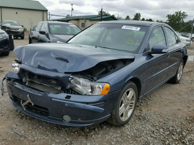 YV1RS592372618120 - 2007 VOLVO S60 2.5T BLUE photo 2