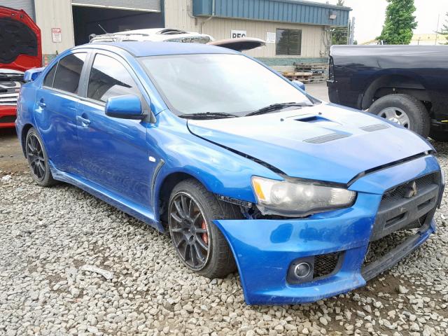 JA3AW86V58U043546 - 2008 MITSUBISHI LANCER EVO BLUE photo 1