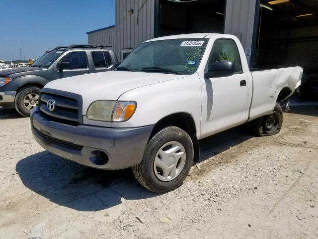 5TBJN32144S440375 - 2004 TOYOTA TUNDRA WHITE photo 2