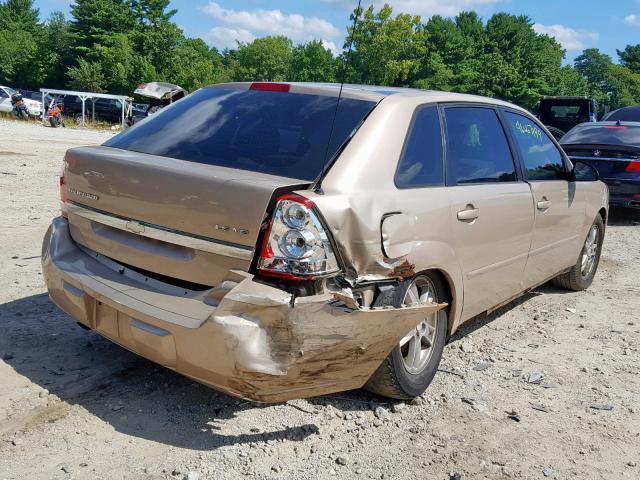 1G1ZT64865F247540 - 2005 CHEVROLET MALIBU MAX 金色 照片 4