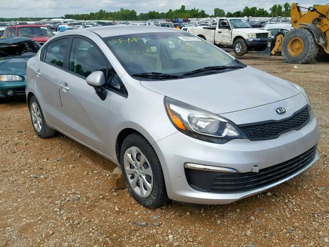 KNADM4A32G6572617 - 2016 KIA RIO LX SILVER photo 1