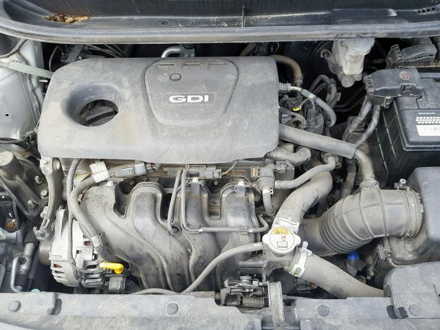 KNADM4A32G6572617 - 2016 KIA RIO LX SILVER photo 7