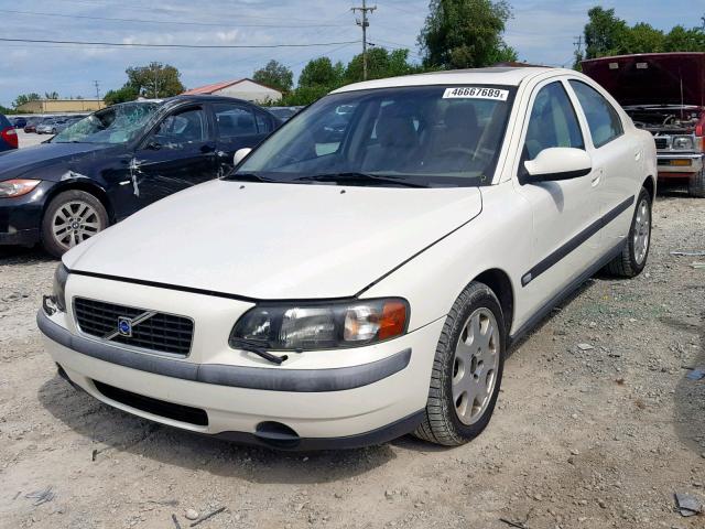 YV1RS58D312070663 - 2001 VOLVO S60 2.4T WHITE photo 2