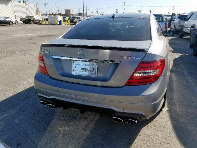 WDDGJ7HB1EG193189 - 2014 MERCEDES-BENZ C 63 AMG GRAY photo 9