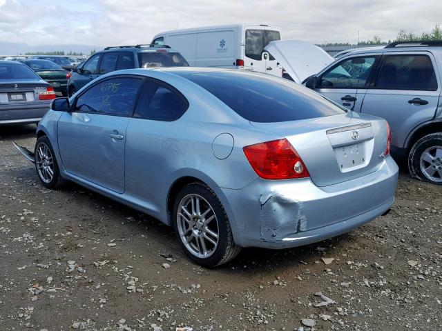 JTKDE177450045860 - 2005 TOYOTA SCION TC ლურჯი ფოტო 3