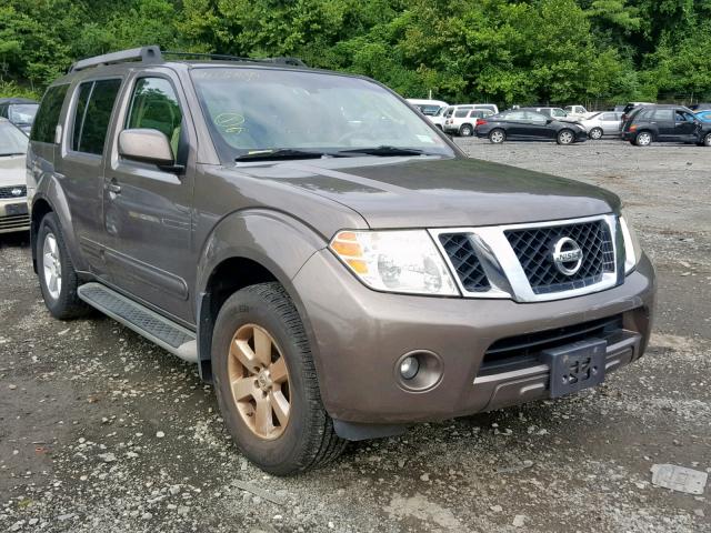 5N1AR18B38C658262 - 2008 NISSAN PATHFINDER BROWN photo 1