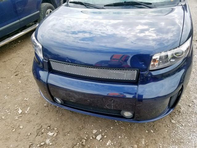 JTLKE50E681001229 - 2008 TOYOTA SCION BLUE photo 9