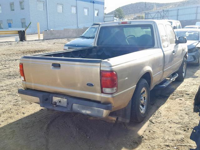 1FTYR14V8YPB19003 - 2000 FORD RANGER SUP GOLD photo 4