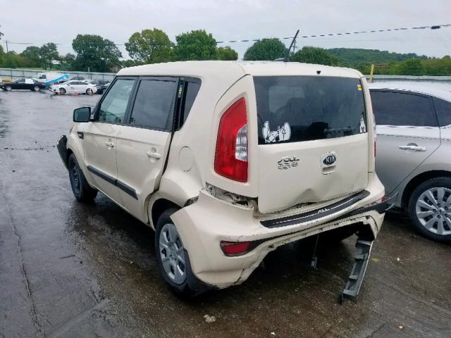 KNDJT2A51D7581846 - 2013 KIA SOUL CREAM photo 3