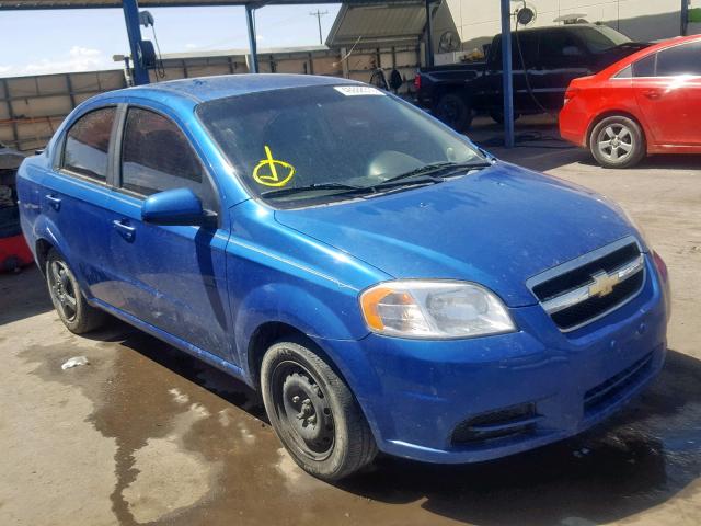 KL1TD5DE7BB140825 - 2011 CHEVROLET AVEO LS BLUE photo 1