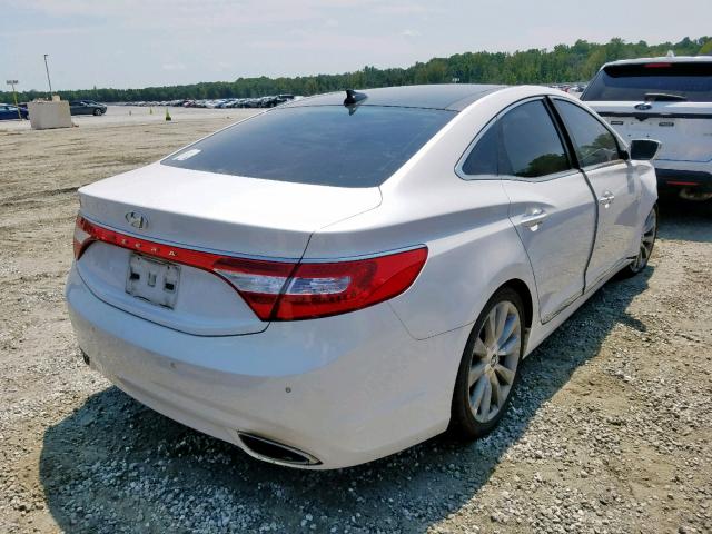 KMHFH4JG9DA323190 - 2013 HYUNDAI AZERA GLS WHITE photo 4