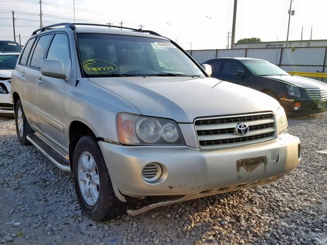 JTEGF21AX20067882 - 2002 TOYOTA HIGHLANDER GOLD photo 1