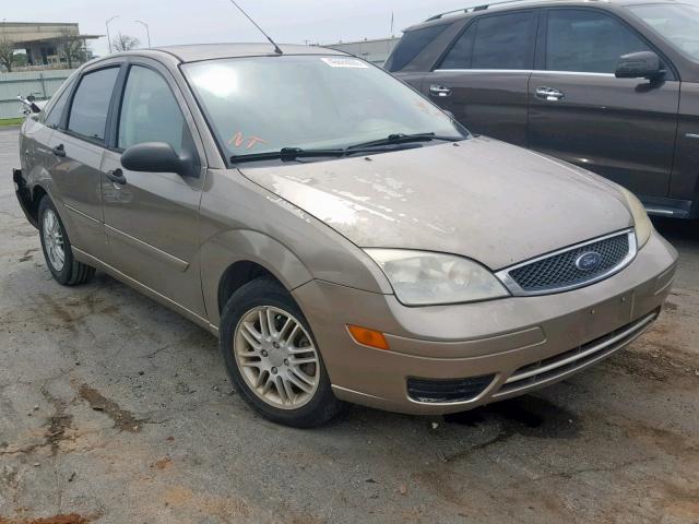 1FAFP34N15W261306 - 2005 FORD FOCUS ZX4 BROWN photo 1