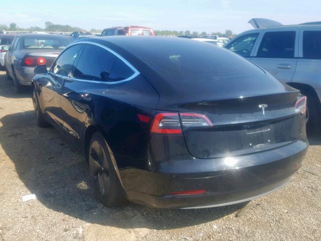 5YJ3E1EA2JF108354 - 2018 TESLA MODEL 3 BLACK photo 3