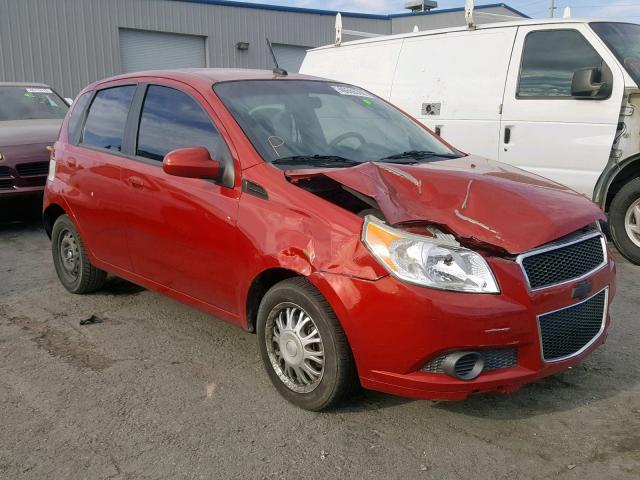 KL1TD6DE7BB138305 - 2011 CHEVROLET AVEO LS RED photo 1