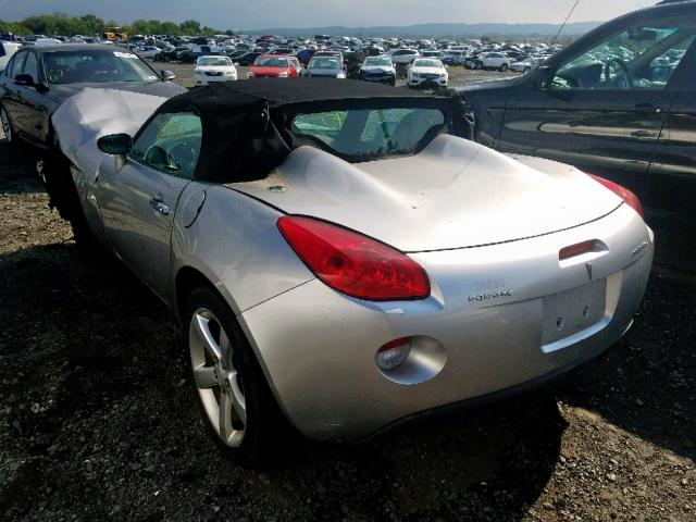 1G2MB35B77Y121440 - 2007 PONTIAC SOLSTICE SILVER photo 3