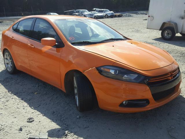 1C3CDFBA4DD171735 - 2013 DODGE DART SXT ORANGE photo 1