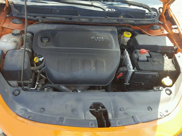 1C3CDFBA4DD171735 - 2013 DODGE DART SXT ORANGE photo 7