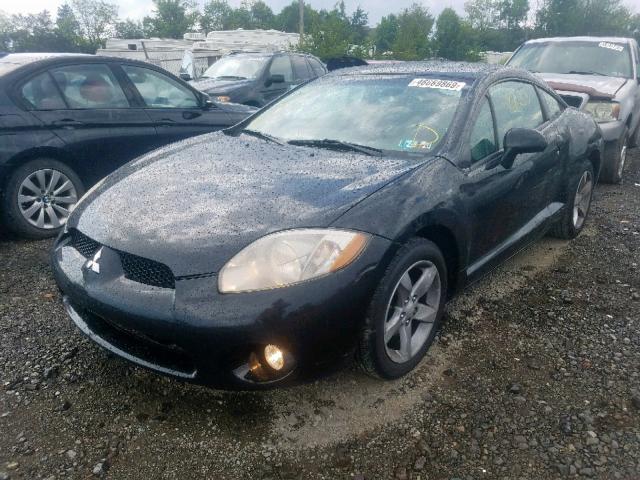 4A3AK24FX6E029801 - 2006 MITSUBISHI ECLIPSE GS BLACK photo 2