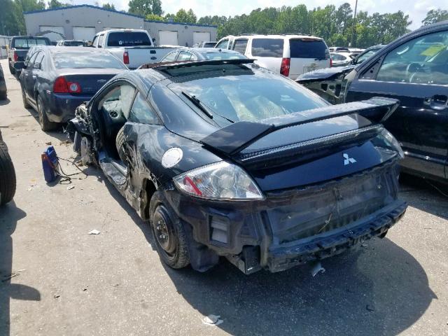 4A3AK24F69E040461 - 2009 MITSUBISHI ECLIPSE GS BLACK photo 3