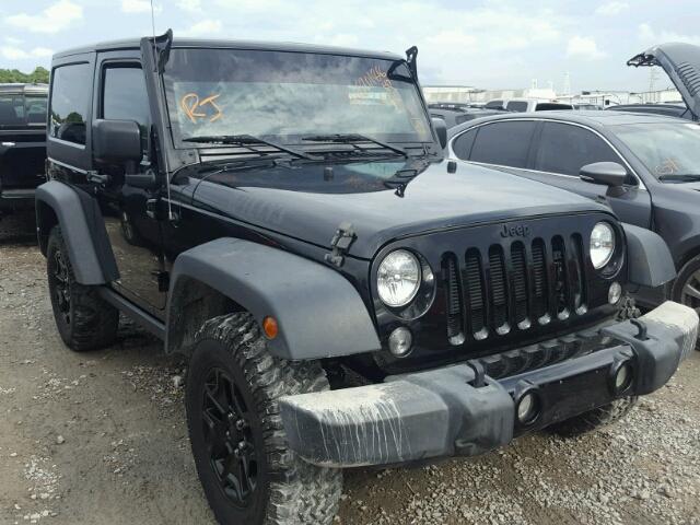 1C4AJWAG2FL589852 - 2015 JEEP WRANGLER S BLACK photo 1