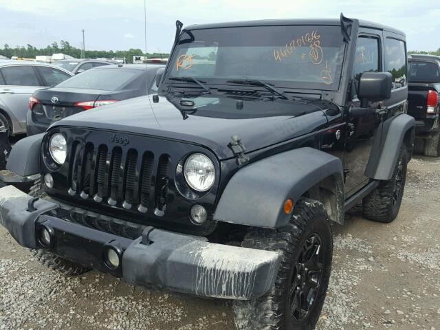 1C4AJWAG2FL589852 - 2015 JEEP WRANGLER S BLACK photo 2