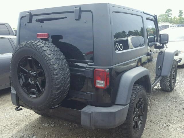 1C4AJWAG2FL589852 - 2015 JEEP WRANGLER S BLACK photo 4