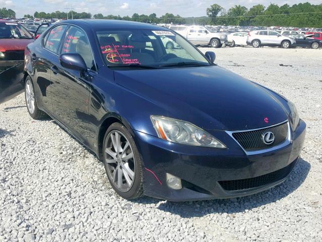 JTHBK262972026441 - 2007 LEXUS IS 250 BLUE photo 1