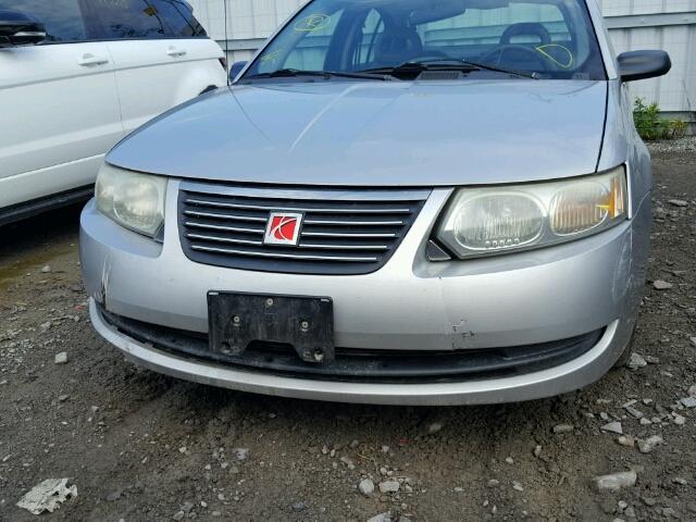 1G8AG52F85Z119717 - 2005 SATURN ION LEVEL SILVER photo 9