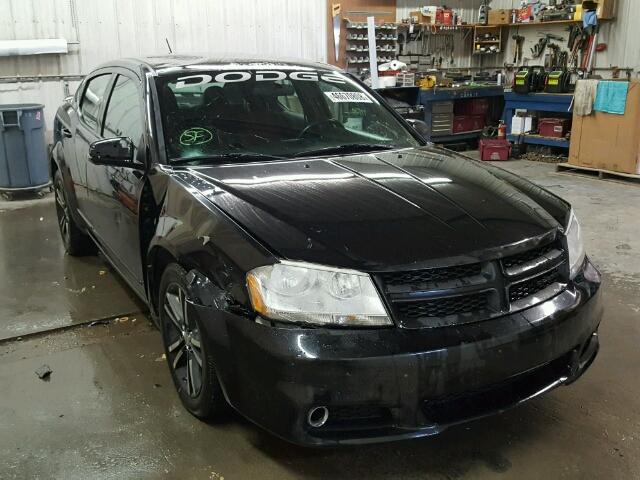 1B3BD1FG4BN587575 - 2011 DODGE AVENGER MA BLACK photo 1