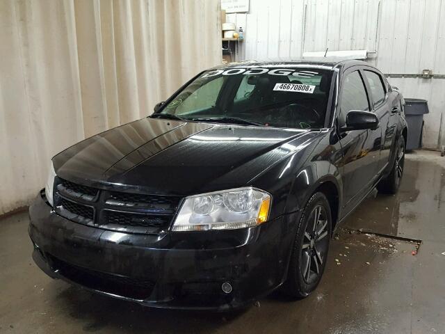 1B3BD1FG4BN587575 - 2011 DODGE AVENGER MA BLACK photo 2