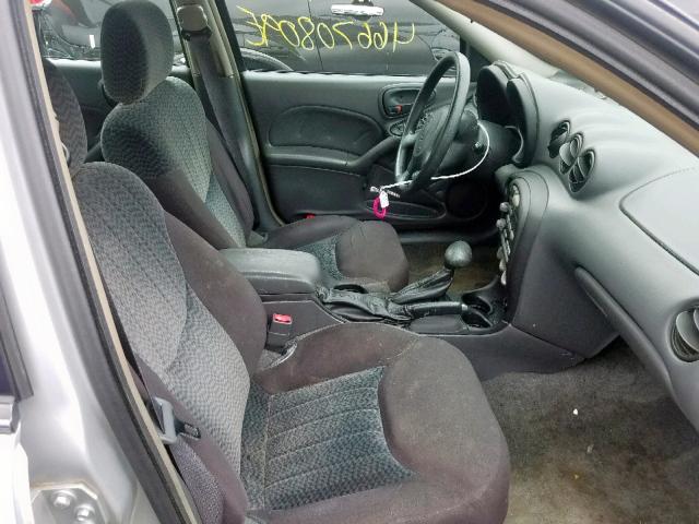 1G2NF52E14M704317 - 2004 PONTIAC GRAND AM S SILVER photo 5
