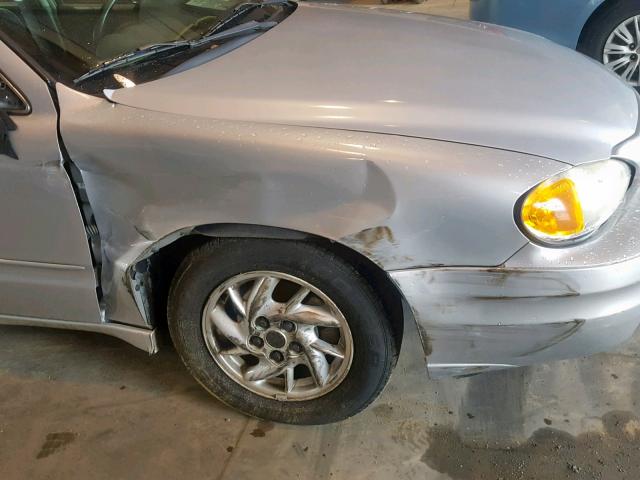 1G2NF52E14M704317 - 2004 PONTIAC GRAND AM S SILVER photo 9